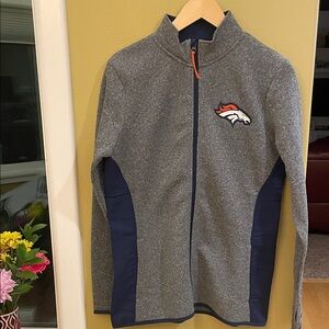 NWOT NFL Denver Broncos Gray and Blue Women's Jacket